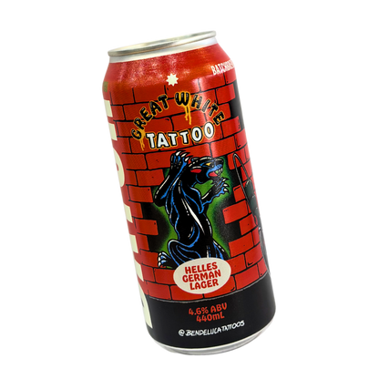 Batch Brewing Co - Great White Tattoo - Helles German Lager - 440mL 4.6% (Ben) (Copy)