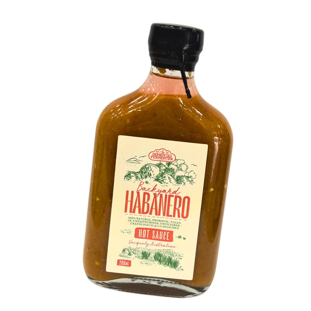 The Demented Fermenter Backyard Habanero Hot Sauce