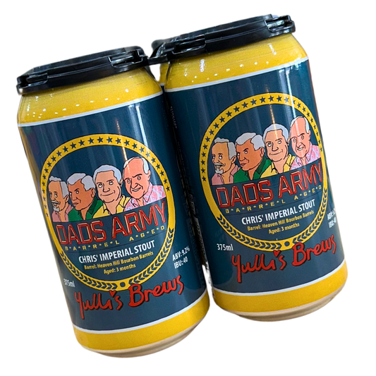 Yulli's Brews Dads Army Bourbon Barrel Aged Imperial Stout 375mL 9.2%