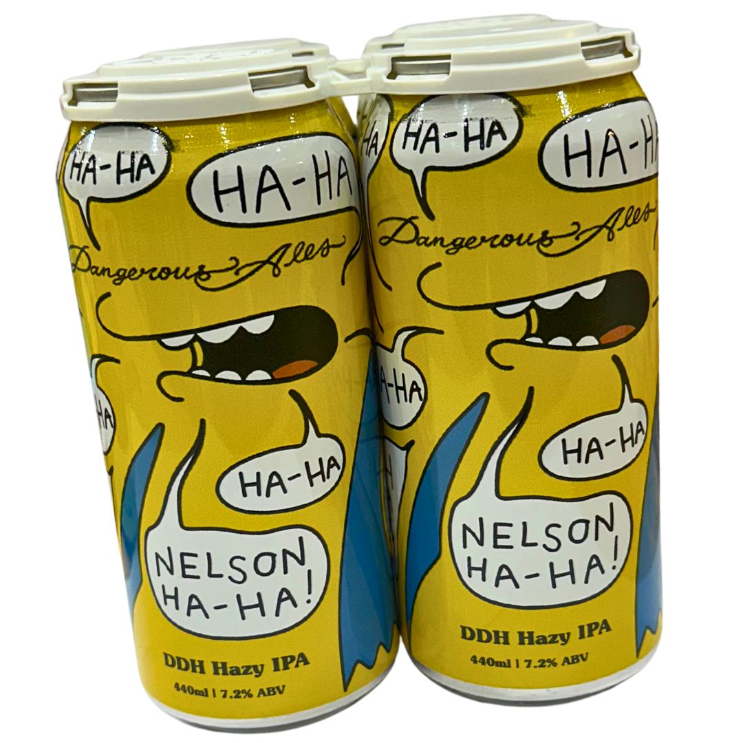 Dangerous Ales Nelson Ha Ha DDH Hazy IPA 440mL 7.2%