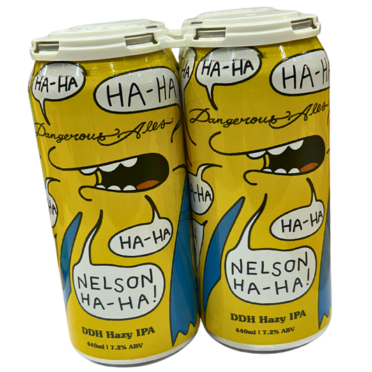 Dangerous Ales Nelson Ha Ha DDH Hazy IPA 440mL 7.2%